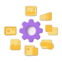 Ícone da ferramenta Conversor em lote de formatos de imagem