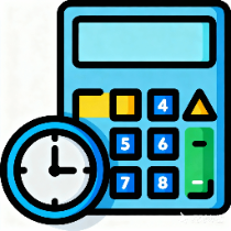 Ícone da ferramenta Calculadora de tempo online