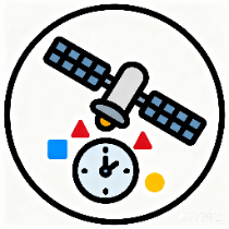 Ícone da ferramenta Conversor de Tempo de Satélite