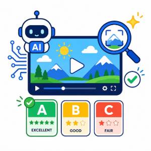 Ícone da ferramenta Ferramenta de classificação de avaliação da qualidade de vídeo por IA